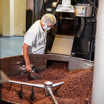 Producción de granos de Café