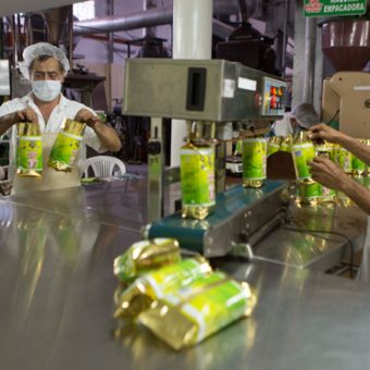 Producción en fábrica Café Galavis